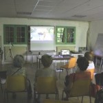 acces-multimedia vidéo projection fête de quartier